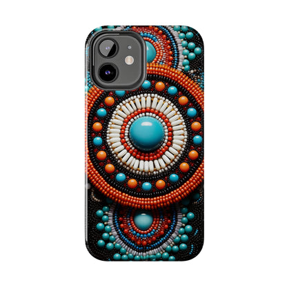 Native American Beadwork iPhone Case | Embrace Traditional Craftsmanship with Artistic Elegance