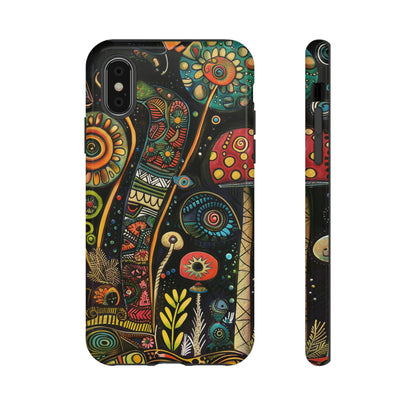 Retro 1960s Psychedelic Flowers Phone Case