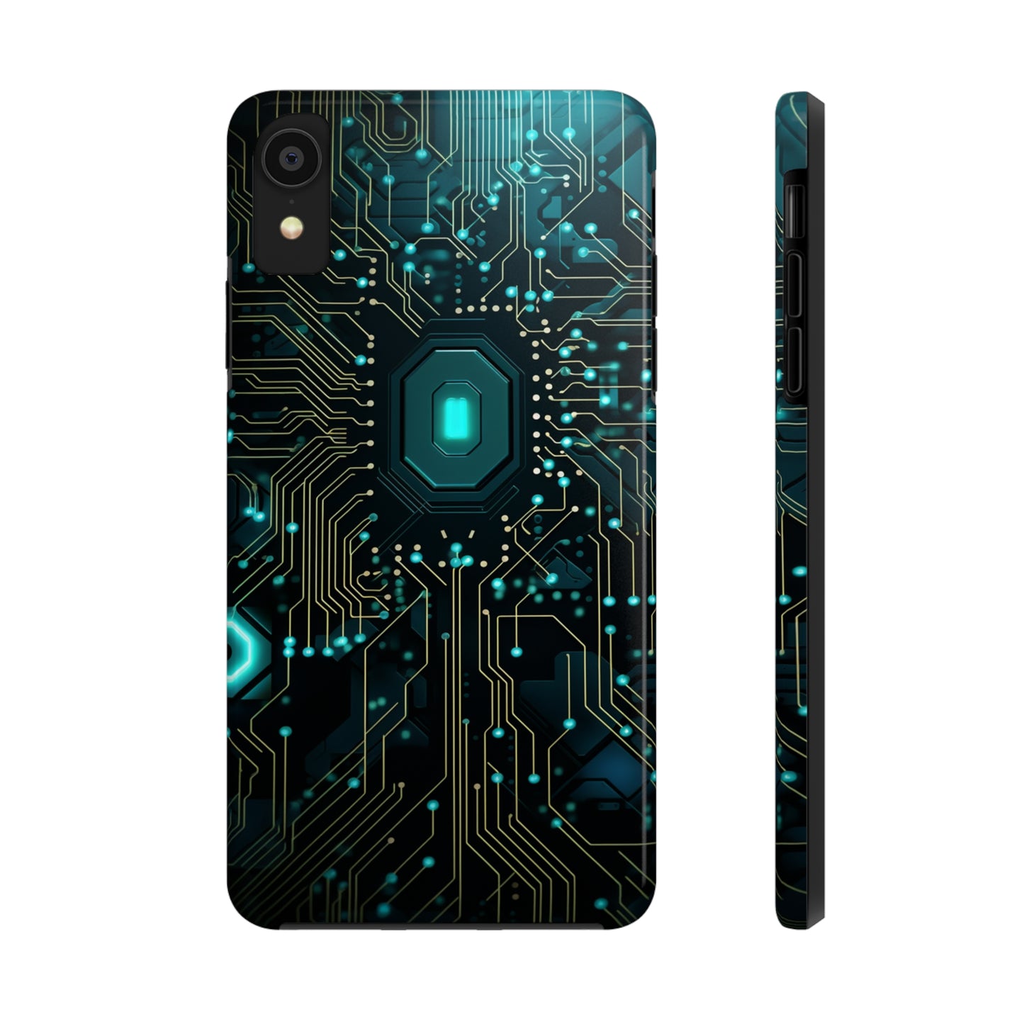 Neon Nexus: Cyberpunk Circuit Board | Futuristic Tech-Inspired iPhone Case