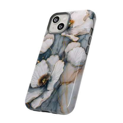 Flowers and Gold Phone Case