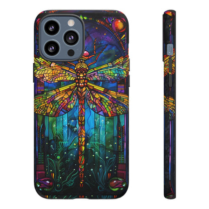 Art Deco Stained Glass Dragonfly Phone Cover