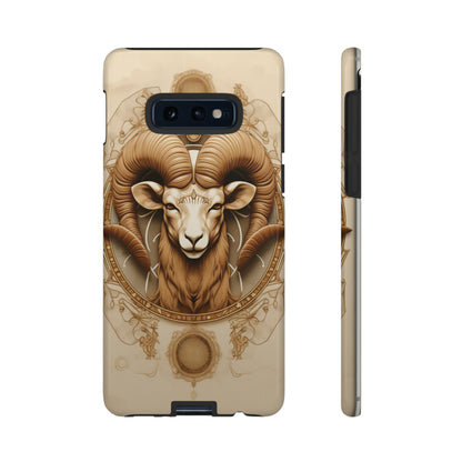 Aries Astrology Stained Glass Phone Case