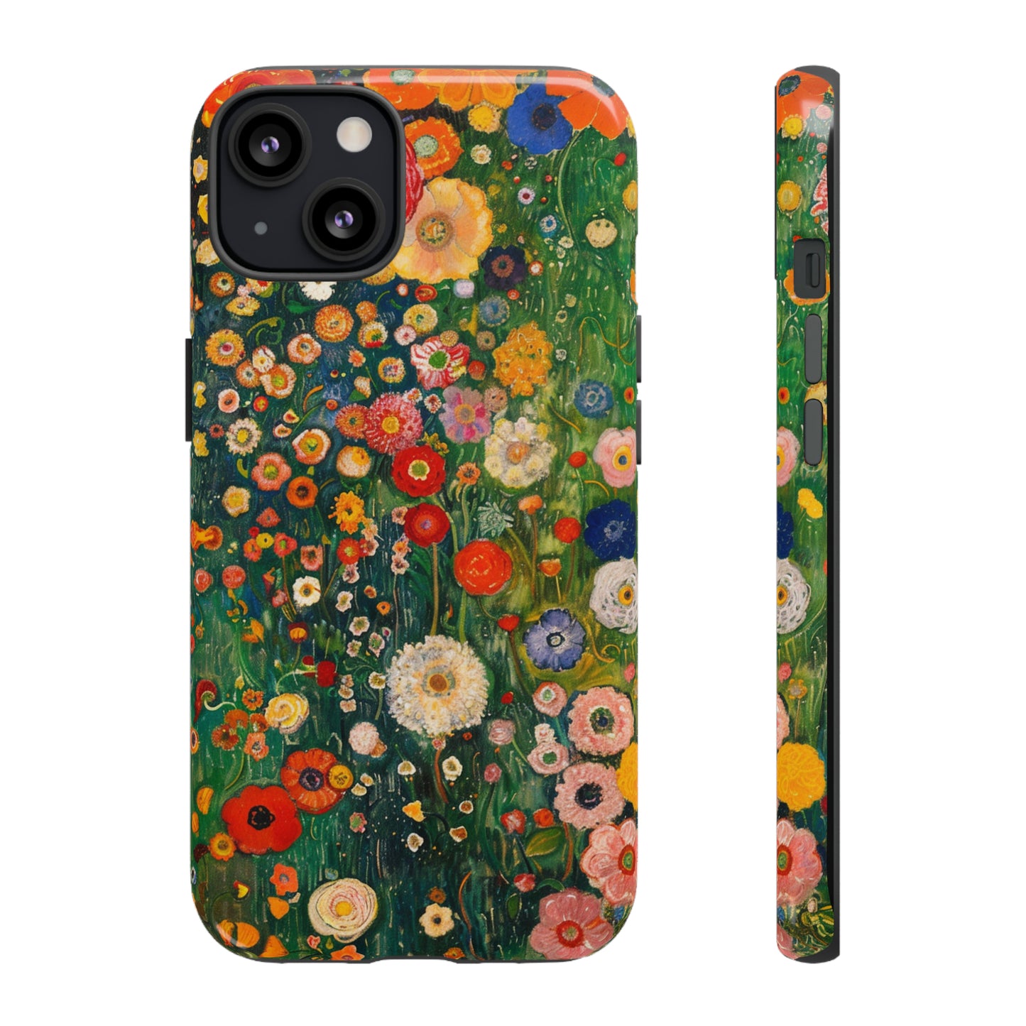 Gustav Klimt Style Flower Garden Painting Phone Case