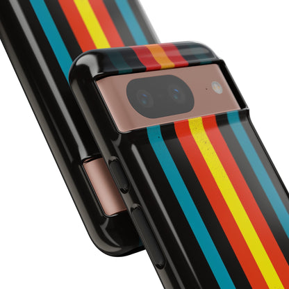 Retro Lines 1980s Flashback Phone Case