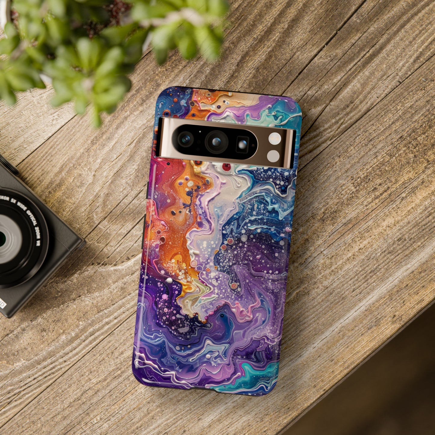 Trippy Psychedelic Color Waves Phone Case