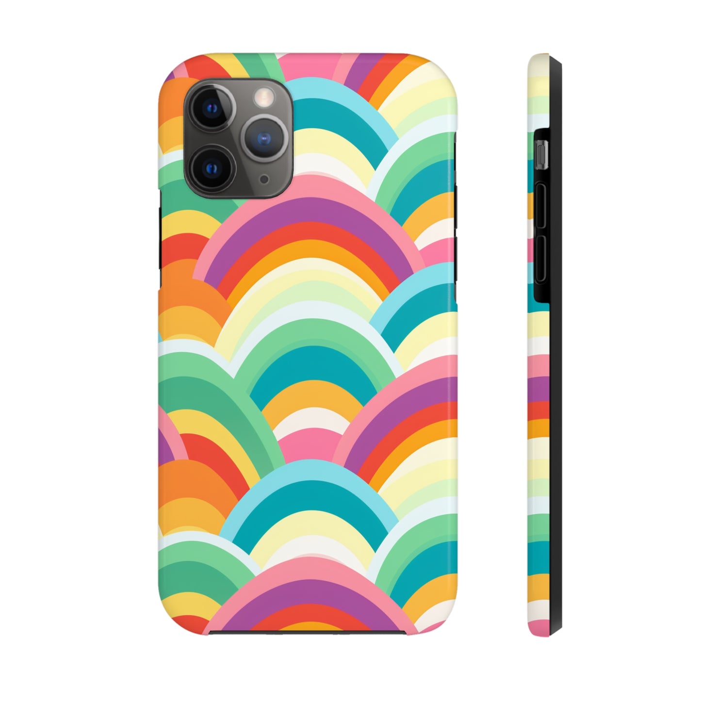 Rainbow Tough iPhone Case | Embrace Vibrant Style and Reliable Protection