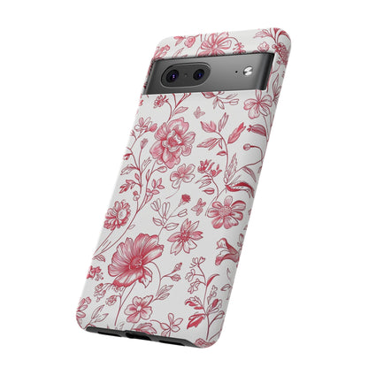 Pink Floral Wildflower Phone Case