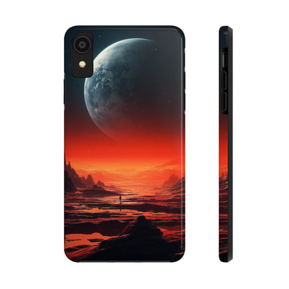 Space Alien Planets Tough iPhone Case | Explore Extraterrestrial Worlds with Futuristic Design and Reliable Protection