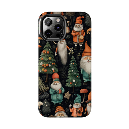 Vintage Santa Magic Mushroom Christmas Phone Case