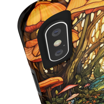 Magic Mushroom Boho Vibe iPhone Tough Case | Embrace the Enchantment of Nature with Durable Style