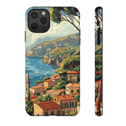 Midcentury French Riviera Landscape Painting Phone Case