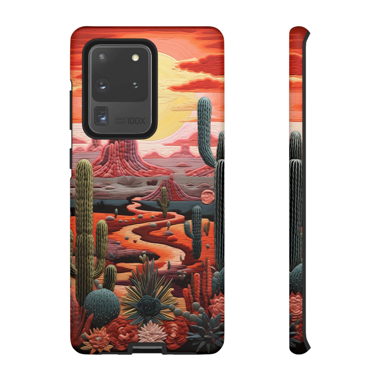 Cactus Desert Sunset Phone Case