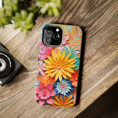 iPhone 12 Pro Max Artistry: Paper Floral Design – Crafted Elegance for iPhone 13 Pro and iPhone XR Enthusiasts