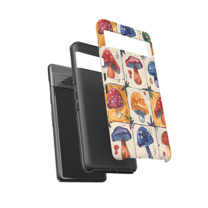 Trippy Magic Mushroom Toadstools Phone Case