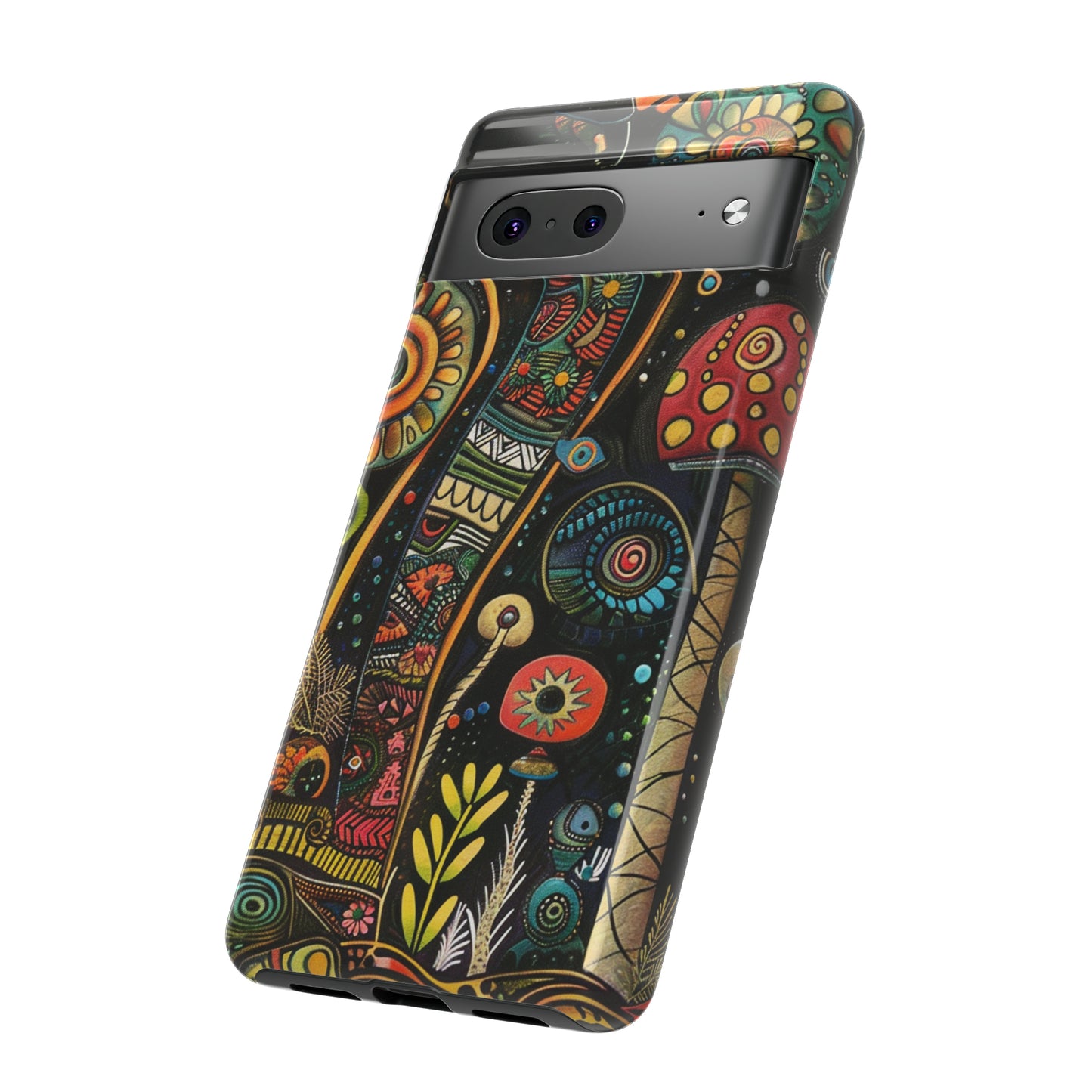 Retro 1960s Psychedelic Flowers Phone Case