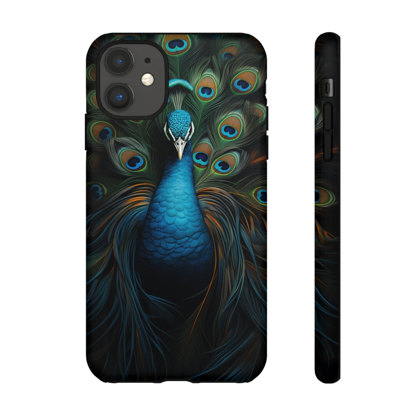 Peacock Feathers iPhone Case - A Timeless Symbol of Elegance for Google Pixel, iPhone, and Samsung Cases