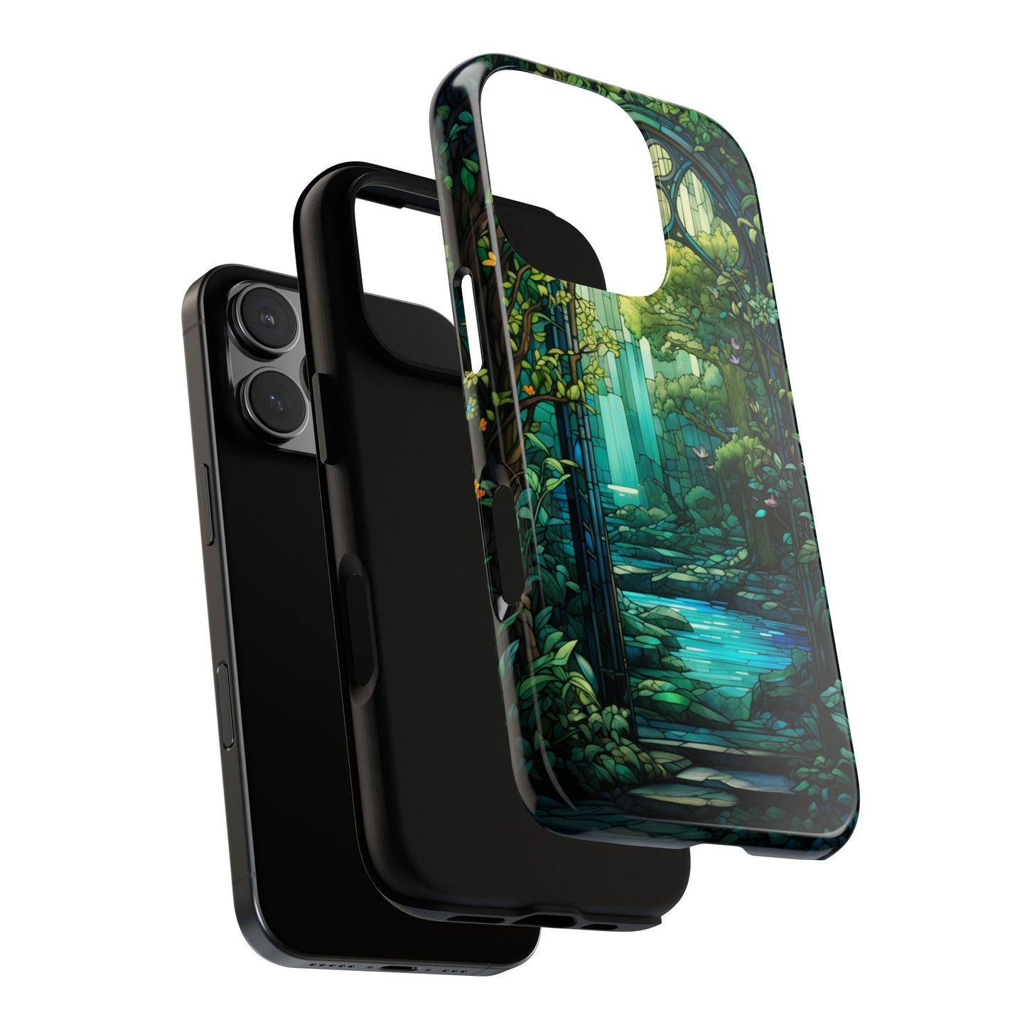 Stained Glass Secret Garden Phone Case