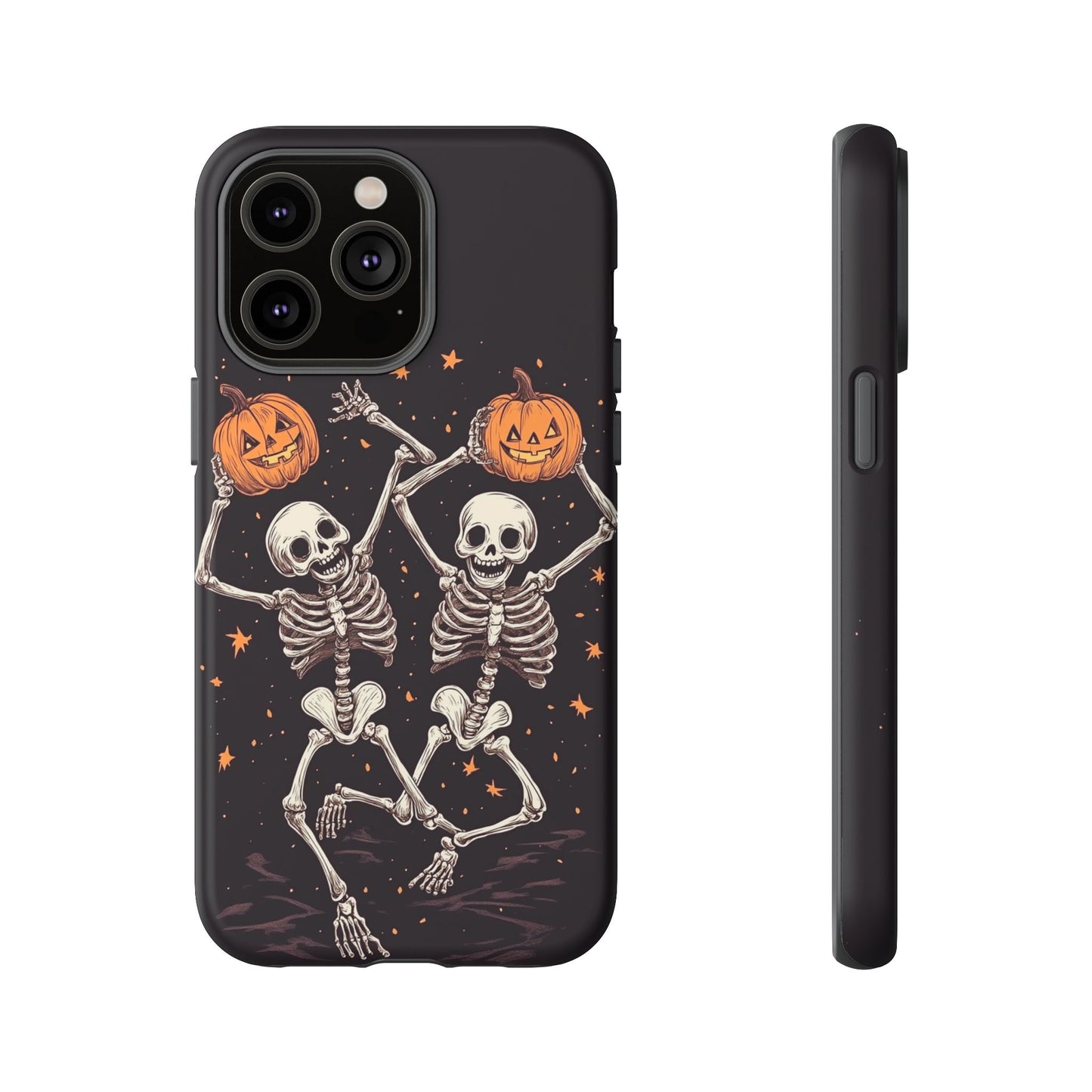 Dancing Skeletons with Jack-o'-Lanterns Phone Cover