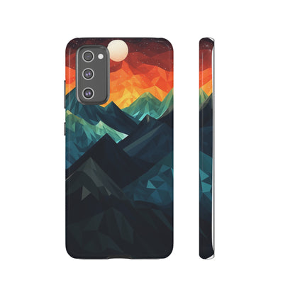 Mountain Abstract Tough Case | Embrace Nature's Beauty with a Durable Phone Case