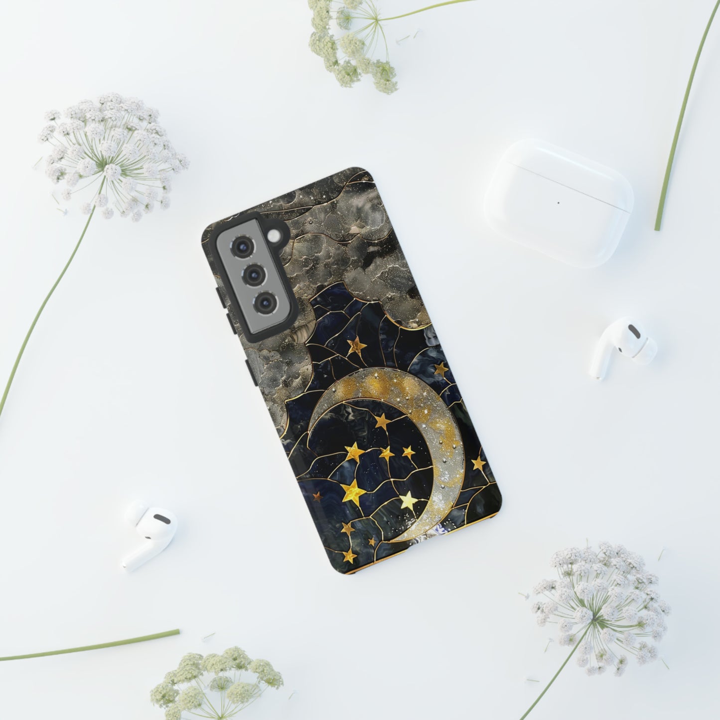 Celestial Season Stars and Moon Phone Case