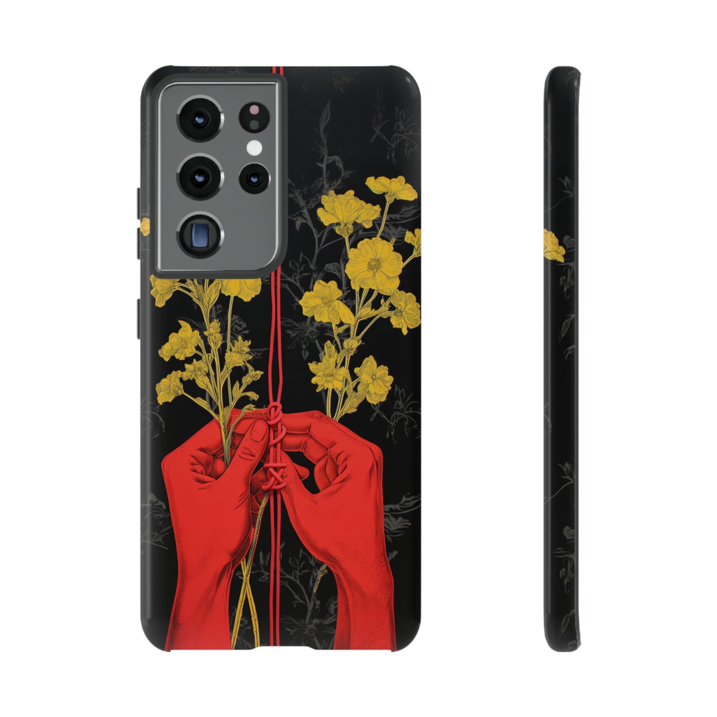 We Are All Connected Floral Phone Case