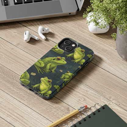 Frogs Tough iPhone Case | Embrace The Reptile Green Style and Reliable Protection