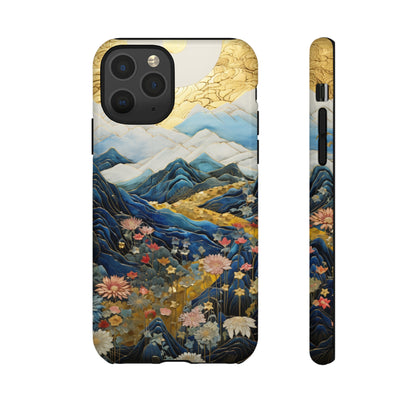 Chiyogami Floral Tough iPhone Case Japanese Boho