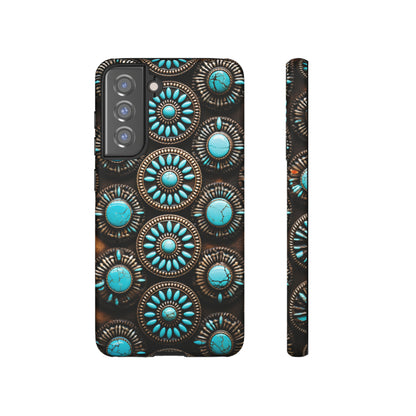 Vintage Navajo Native American Turquoise Concho Phone Case