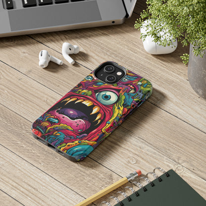 Psychedelic Dive: Monsters in the Mind & Mysteries Under the Bed | iPhone Tough Case