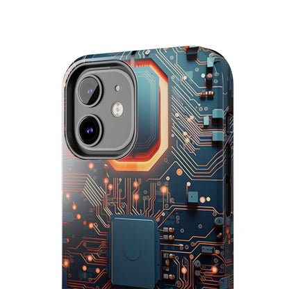 Neon Nexus: Cyberpunk Circuit Board | Futuristic Tech-Inspired iPhone Case