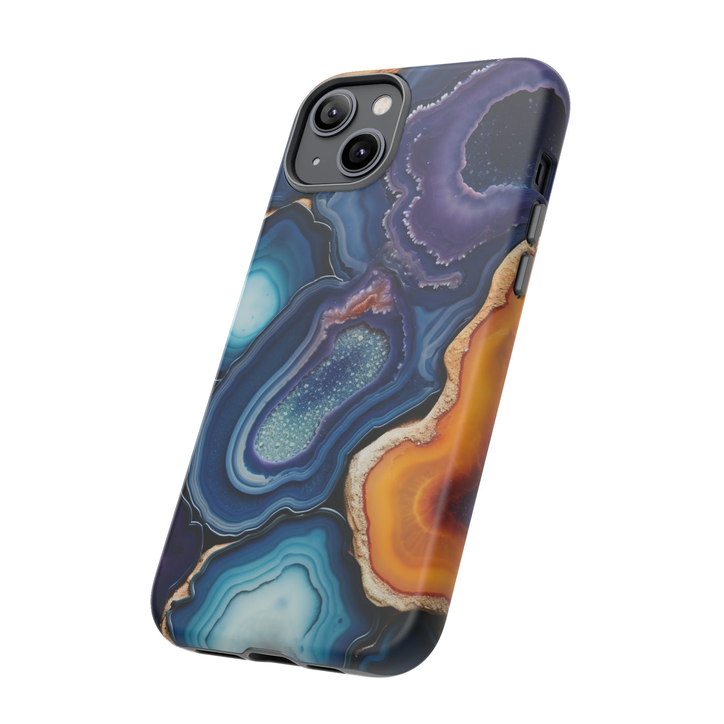 Agate Slice Geode Elegance: Natural Beauty Phone Case