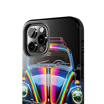 iPhone Case | Colorful Journeys: Psychedelic VW Bug iPhone Tough Case