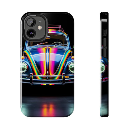 iPhone Case | Colorful Journeys: Psychedelic VW Bug iPhone Tough Case