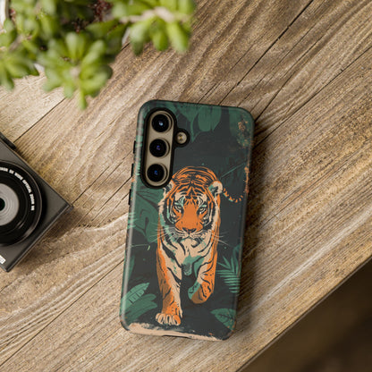 Retro Jungle Tiger Phone Case