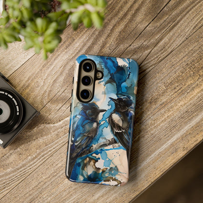 Blue Bird Watercolor Phone Case