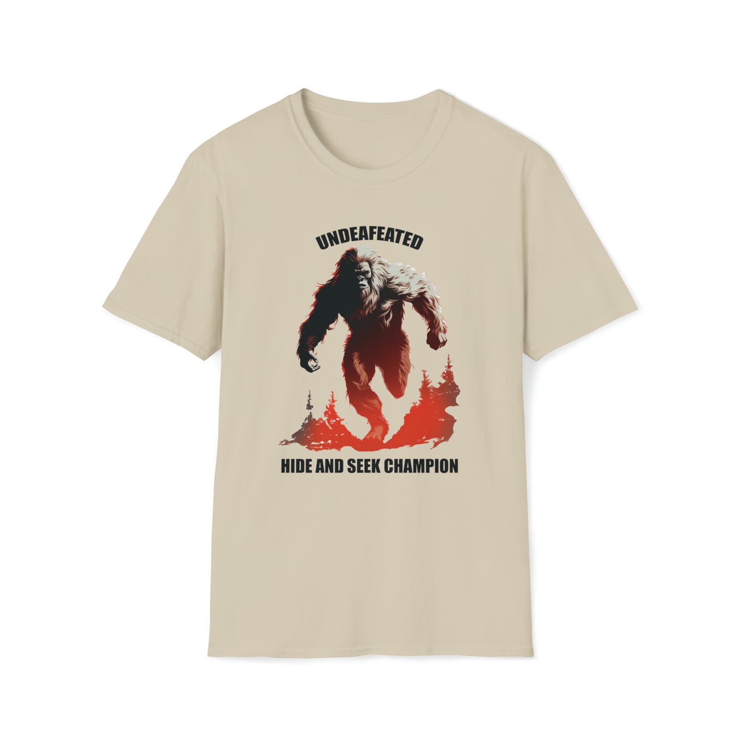 Undefeated Hide & Seek Champion Tee | Funny Bigfoot Shirt | Various Colors
