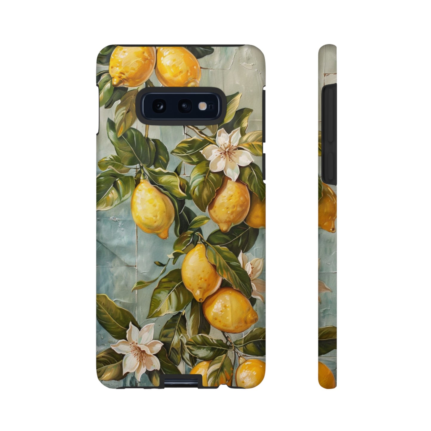 Mediterranean Lemon Tile Oil Painting iPhone 13 Case