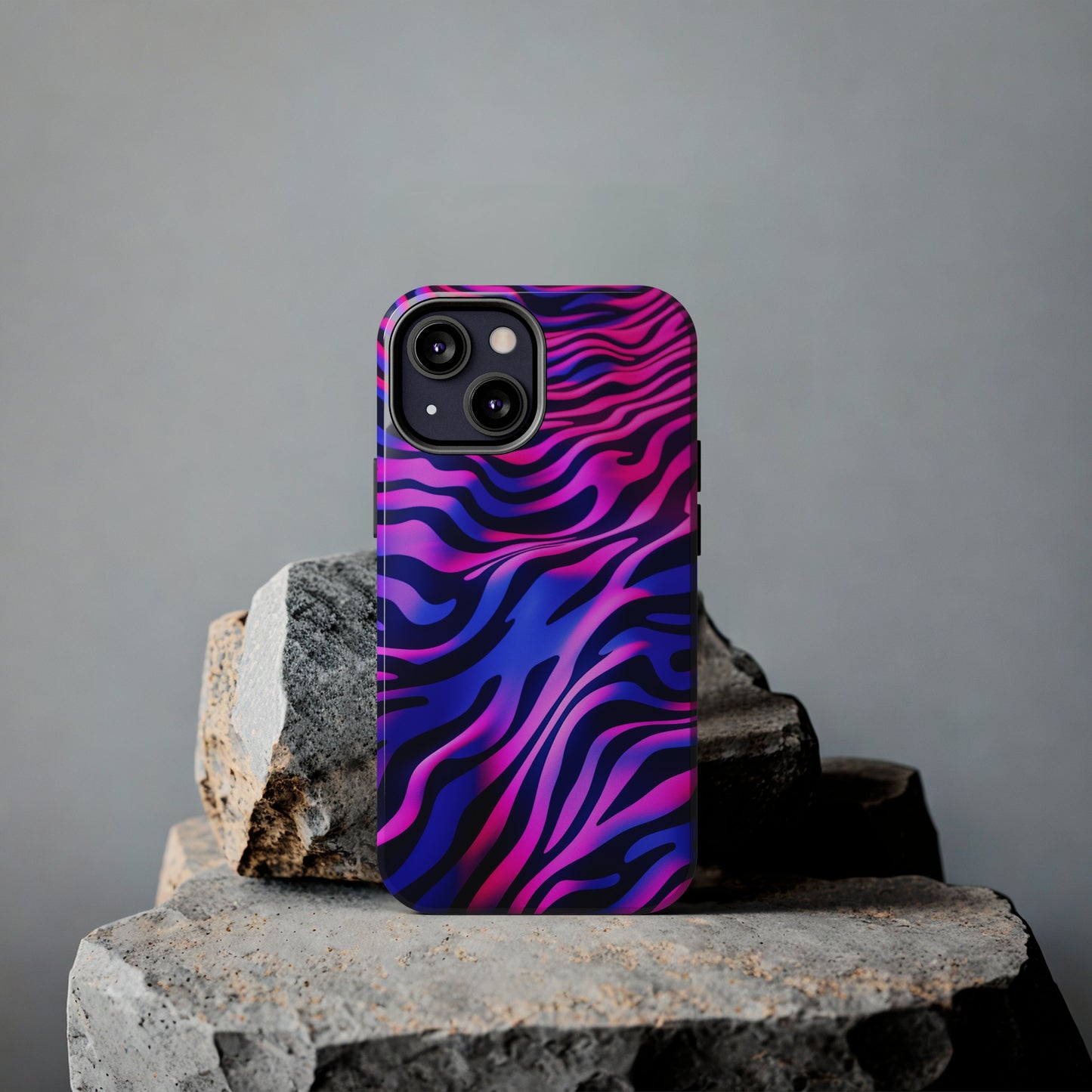 Wild Illusion: Trippy Tiger Stripes Mystique | Dynamic iPhone Case