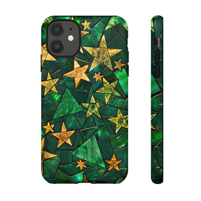 Green Celestial Stained Glass Mosaic Phone Case