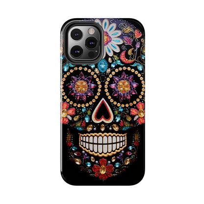 Sugar Skull iPhone Case | Dia de los Muertos Design for Apple iPhone | Halloween Aesthetic