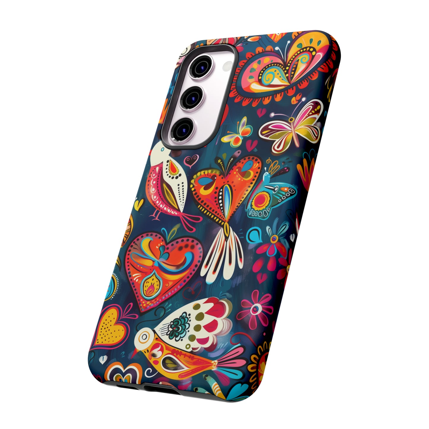 Bright Colorful Mexican Style Mural Painting Phone Case