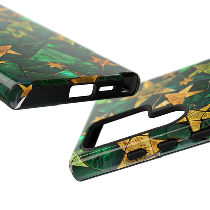 Green Celestial Stained Glass Mosaic Phone Case