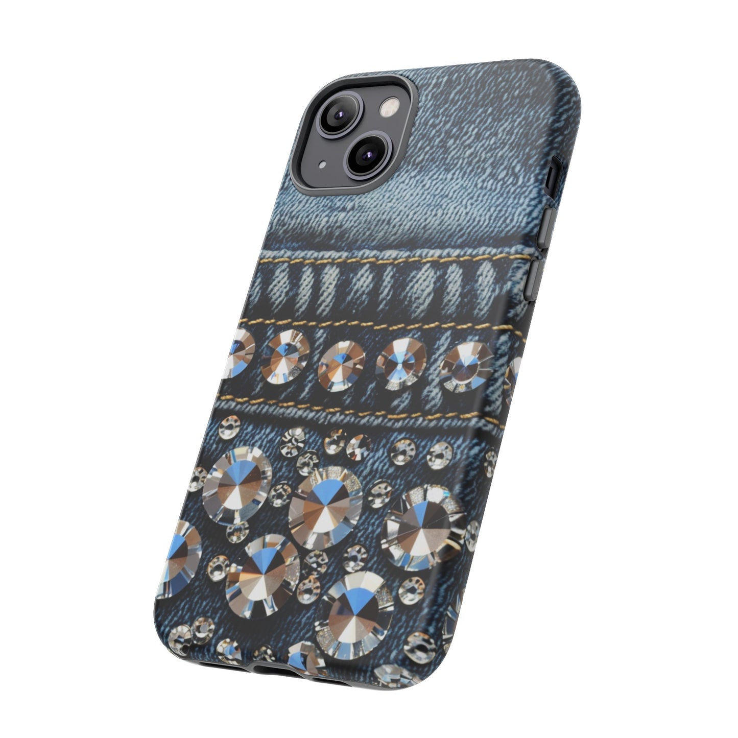 Blue Jean Queen Rhinestone Bling Phone Case