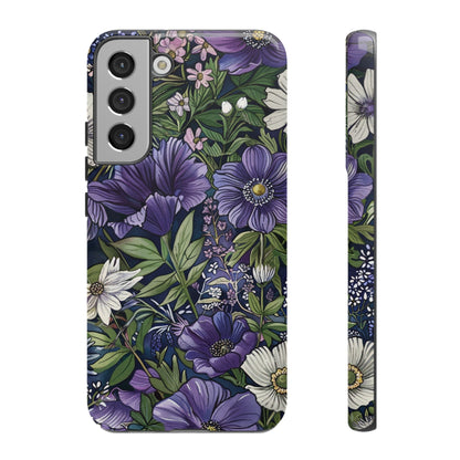 Floral Sage Purple Wildflower Phone Case