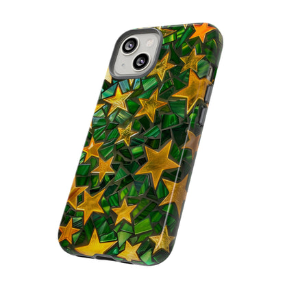 Green Celestial Stained Glass Mosaic Phone Case