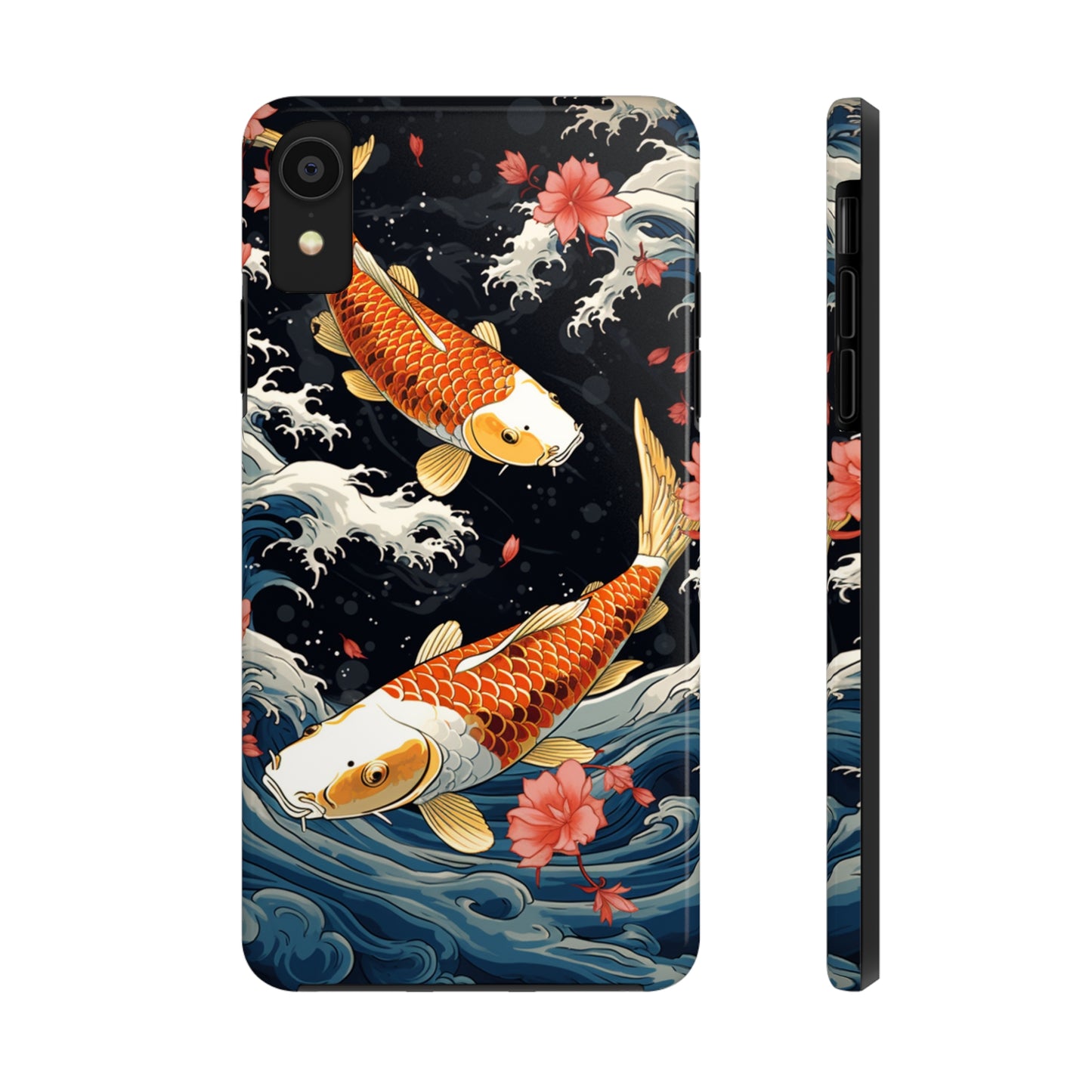 Graceful Flow: Koi Fish Inspired | Japanese Art Masterpiece iPhone Case