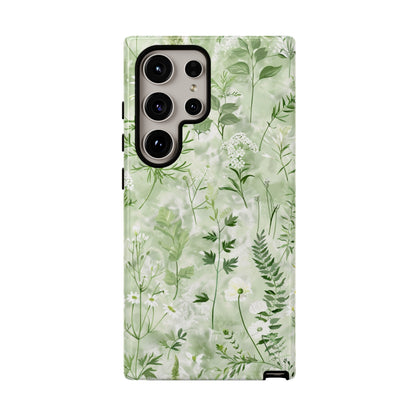 Floral Sage Green Wildflower Phone Case