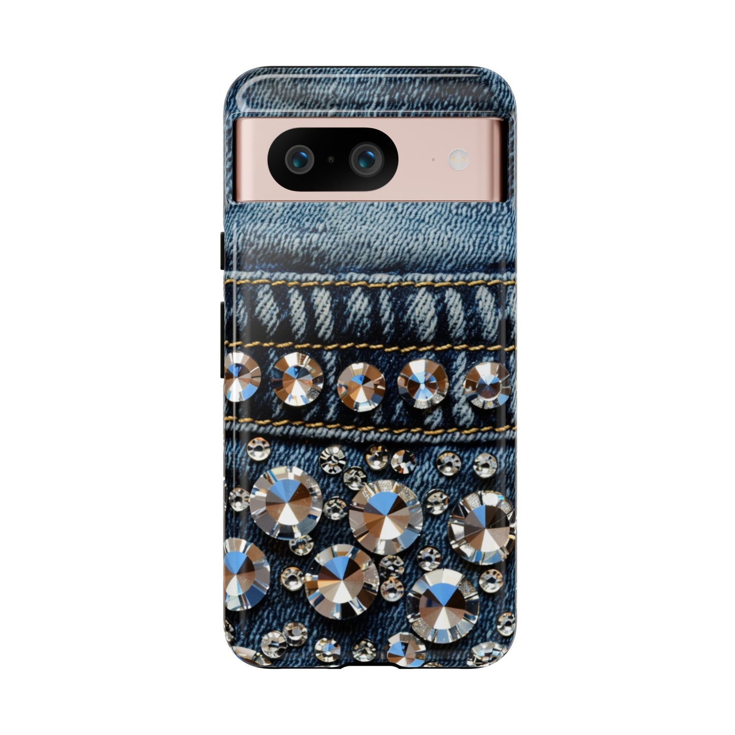 Blue Jean Queen Rhinestone Bling Phone Case