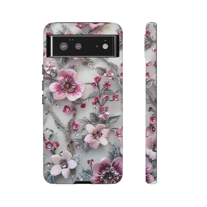 Coquette Aesthetic Floral Art iPhone 12 Case