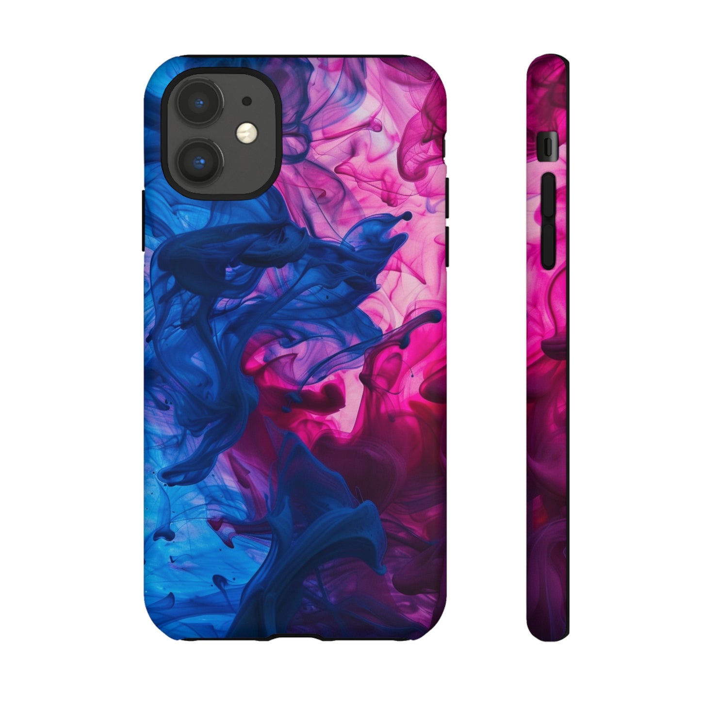 Magenta and Blue Color Explosion Phone Case